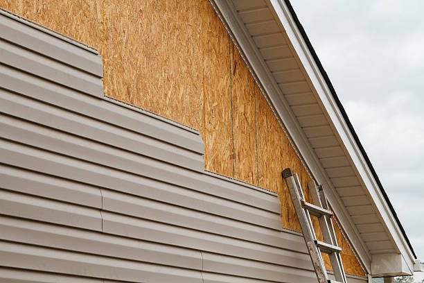 Professional Siding Installation technician working in Ruther Glen, VA